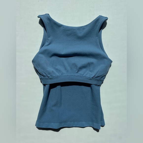 Free People Blue Intimately Clean Lines Cropped Tank - Size XS/S - Picture 7 of 7